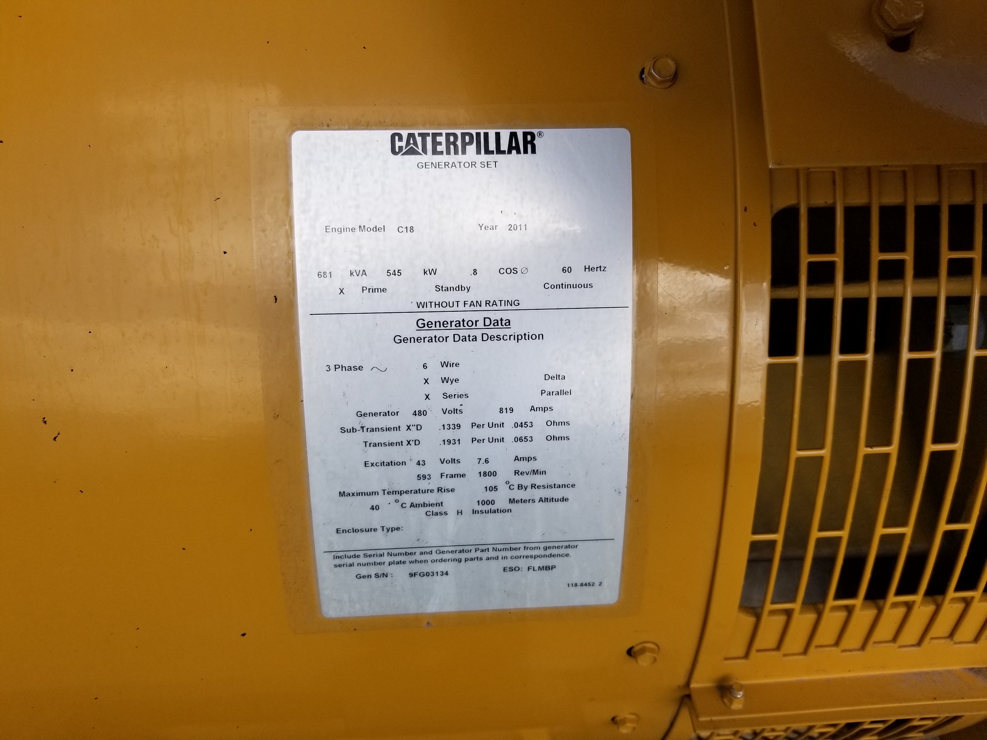 CAT C18 Generator Set (6) | React Power Solutions