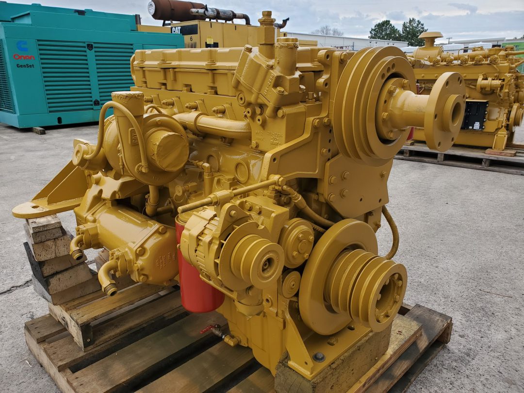 Rebuilt CAT C9 Industrial Engine ‣ React Power Solutions