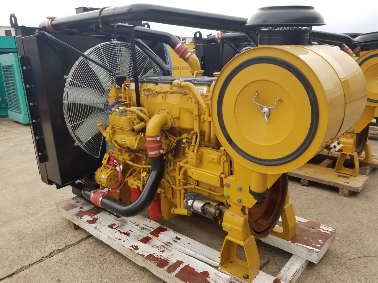 Surplus CAT C18 Industrial Engine - Good Condition