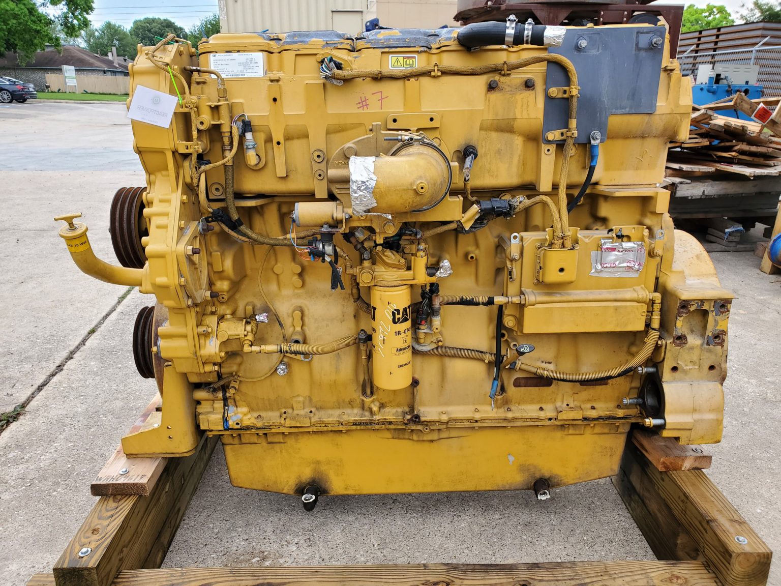 Used CAT C18 Industrial Engine | React Power Solutions