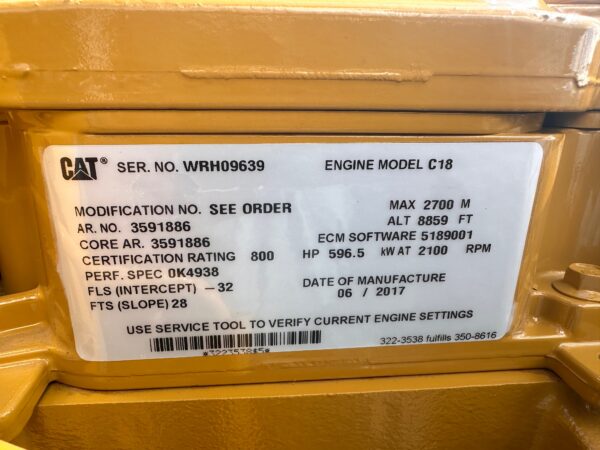 CAT C18 Industrial Power Unit (3)